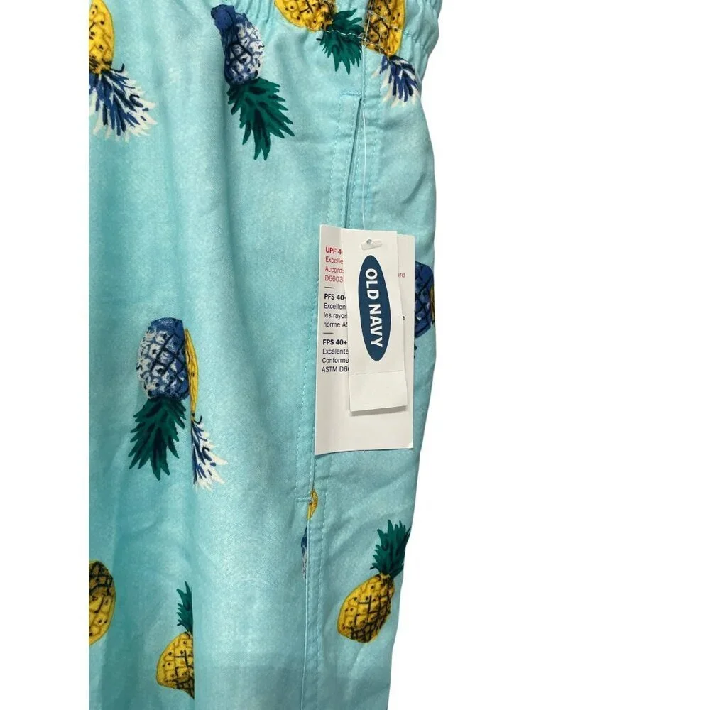 Old‎ Navy Mens Pineapple Print Swim Shorts XXL